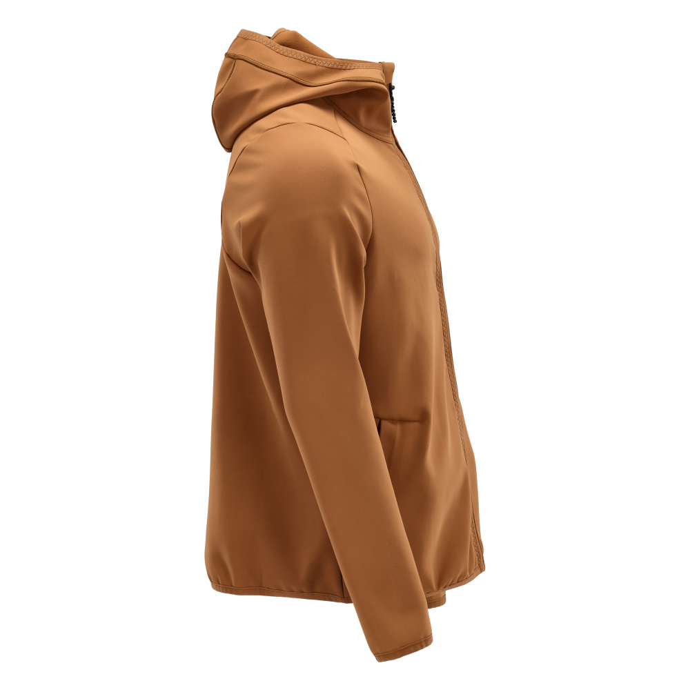 Fleecejacke mit Kapuze CUSTOMIZED Nussbraun S
