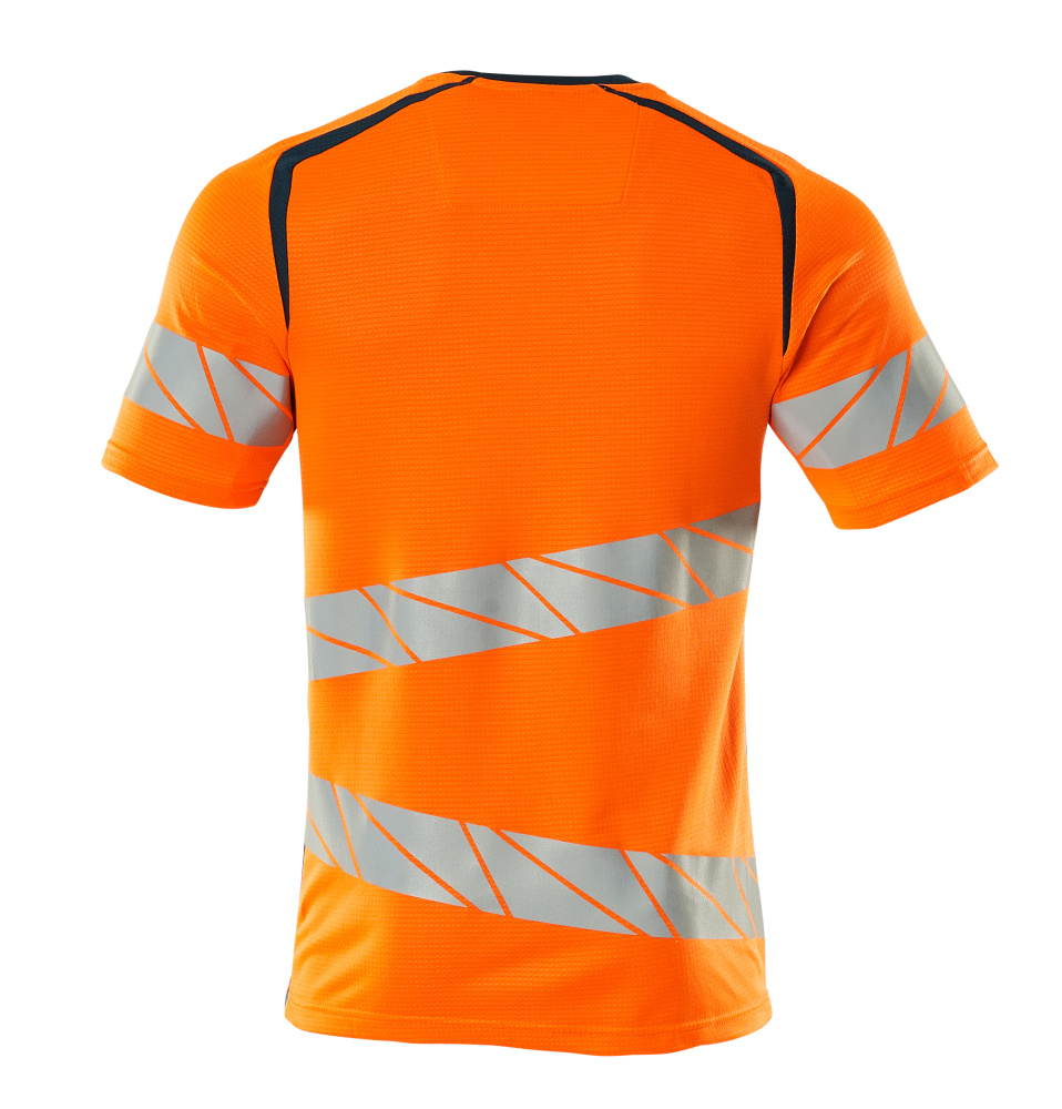 T-Shirt ACCELERATE SAFE Hi-vis Orange/Dunkelpetroleum 4XLONE