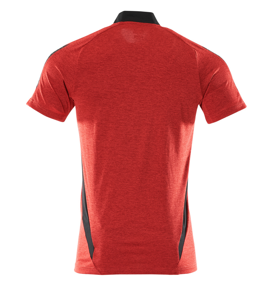 Polo-Shirt ACCELERATE Verkehrsrot/Schwarz 5XLONE