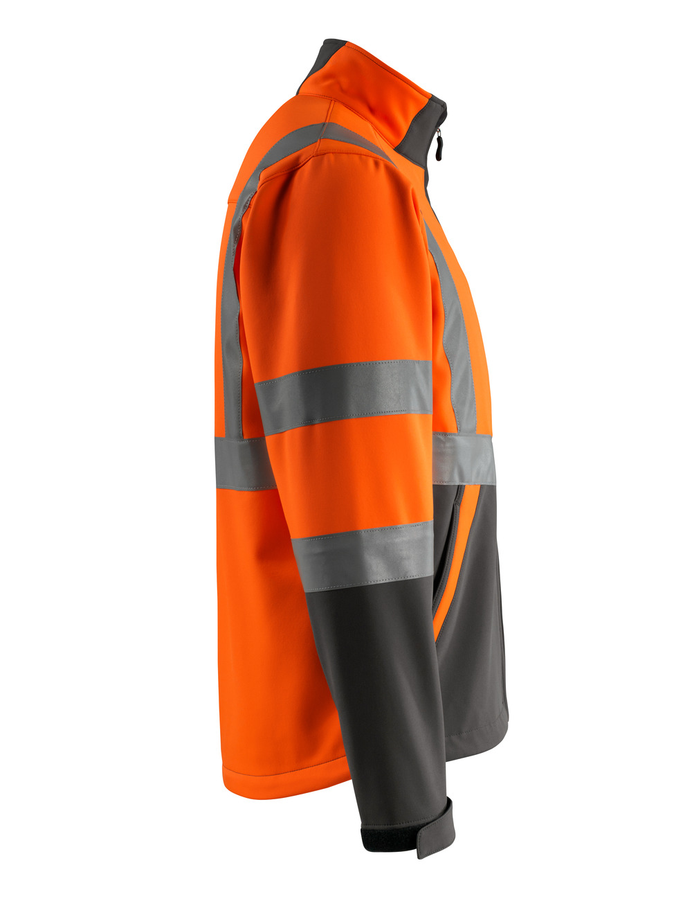 Softshelljacke SAFE LIGHT Hi-vis Orange/Dunkelanthrazit L