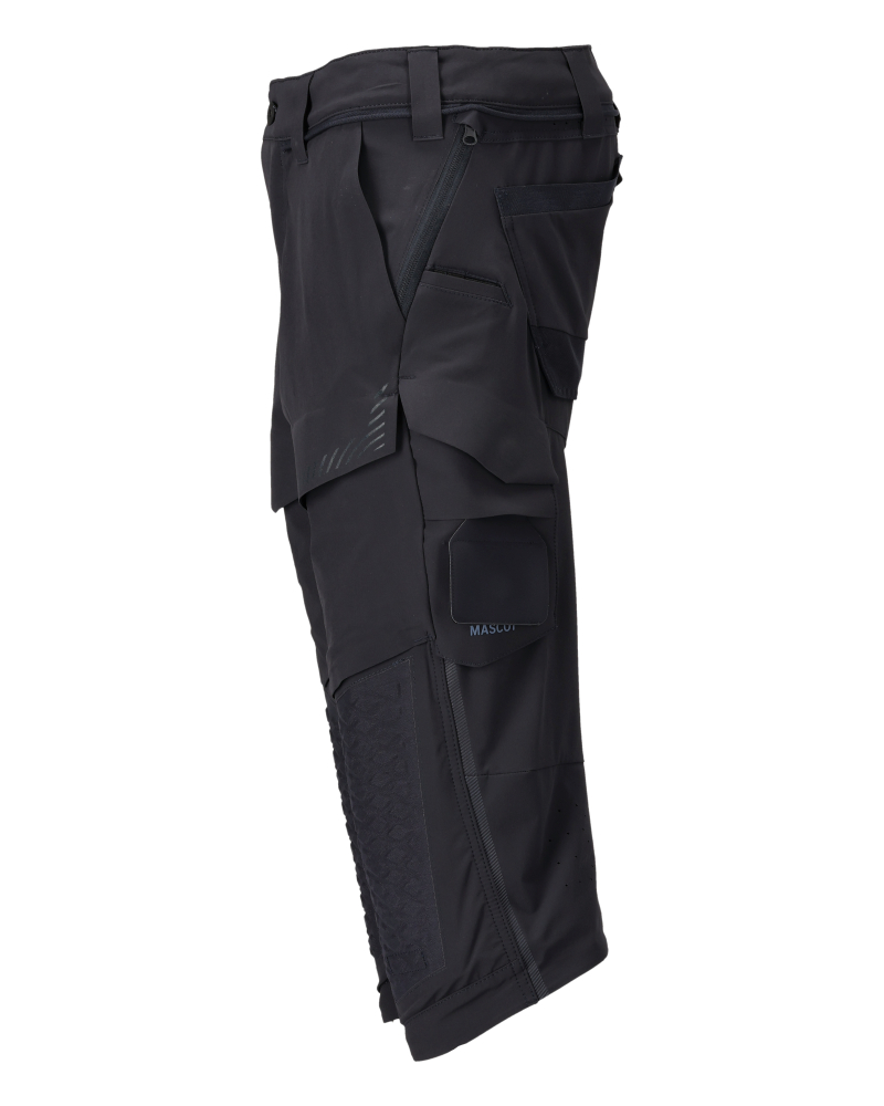 Dreiviertel-Hose mit Knietaschen CUSTOMIZED Schwarzblau C64