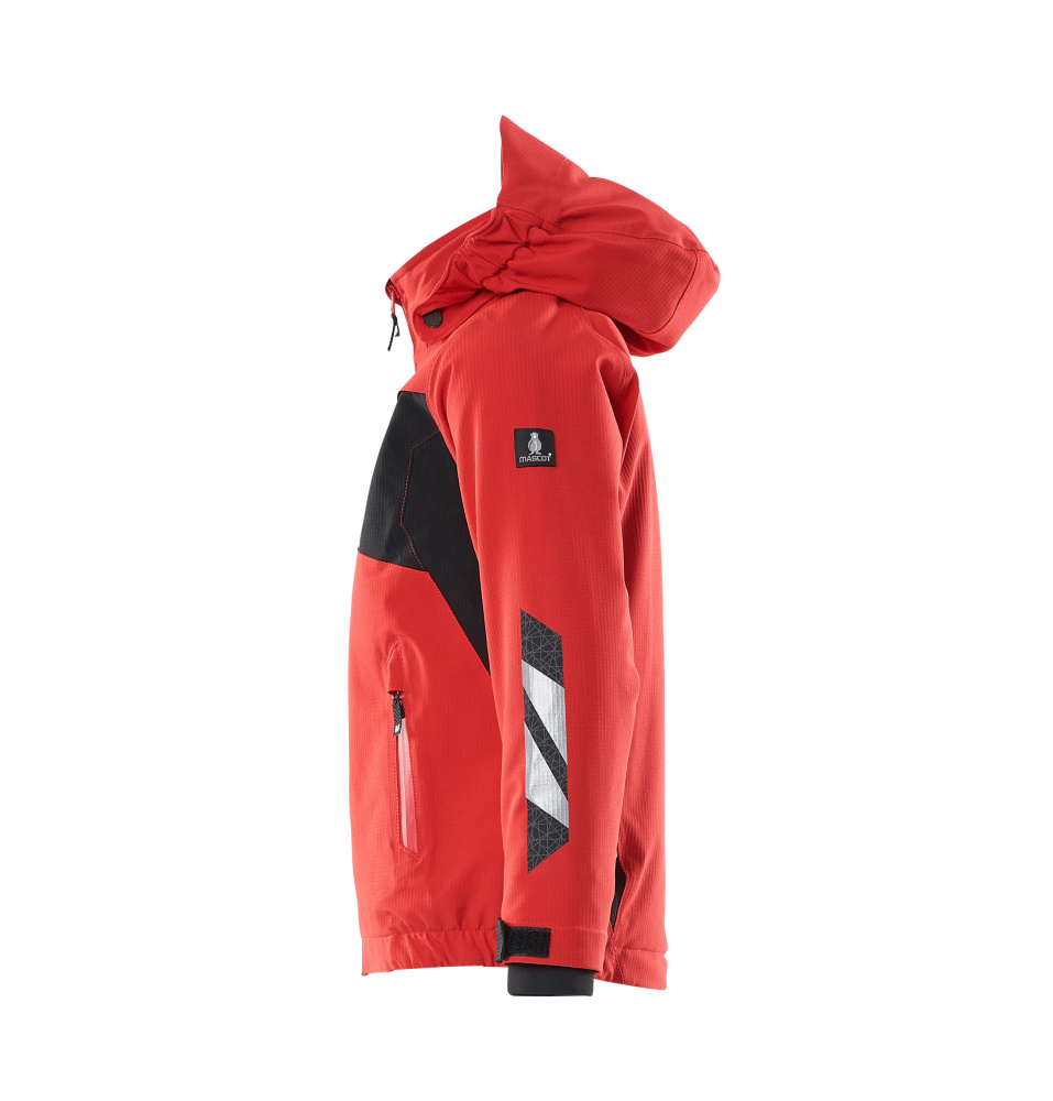 Winterjacke für Kinder ACCELERATE Verkehrsrot/Schwarz 104