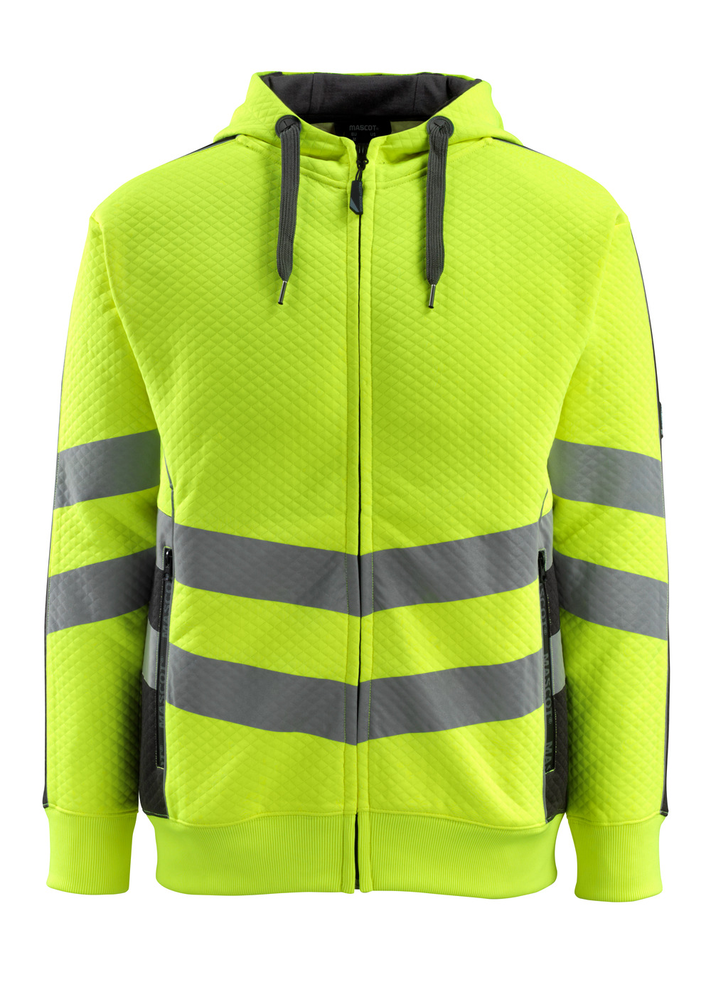 Kapuzenpullover mit Reißverschluss SAFE SUPREME Hi-vis Gelb/Schwarz 4XL