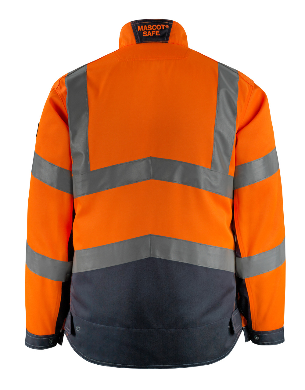 Jacke SAFE SUPREME Hi-vis Orange/Schwarzblau L