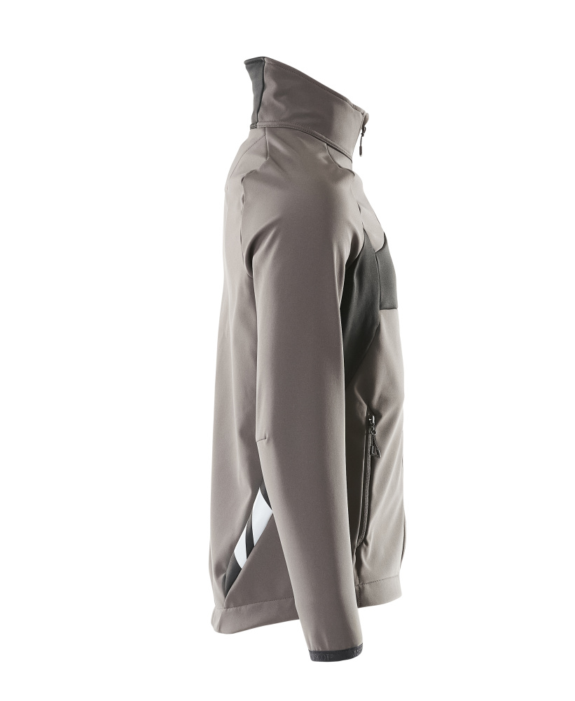 Softshelljacke ACCELERATE Dunkelanthrazit/Schwarz L