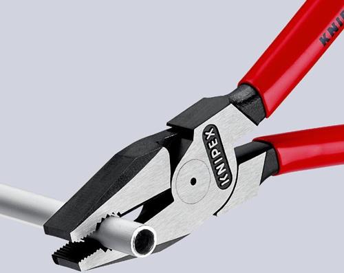 Kraftkombizange L.225mm verchr.Comfort-Griff KNIPEX