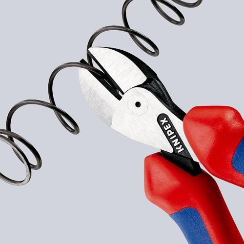 Kompaktseitenschneider X-Cut® L.160mm Kopf pol.Mehrkomp.-Hülle KNIPEX
