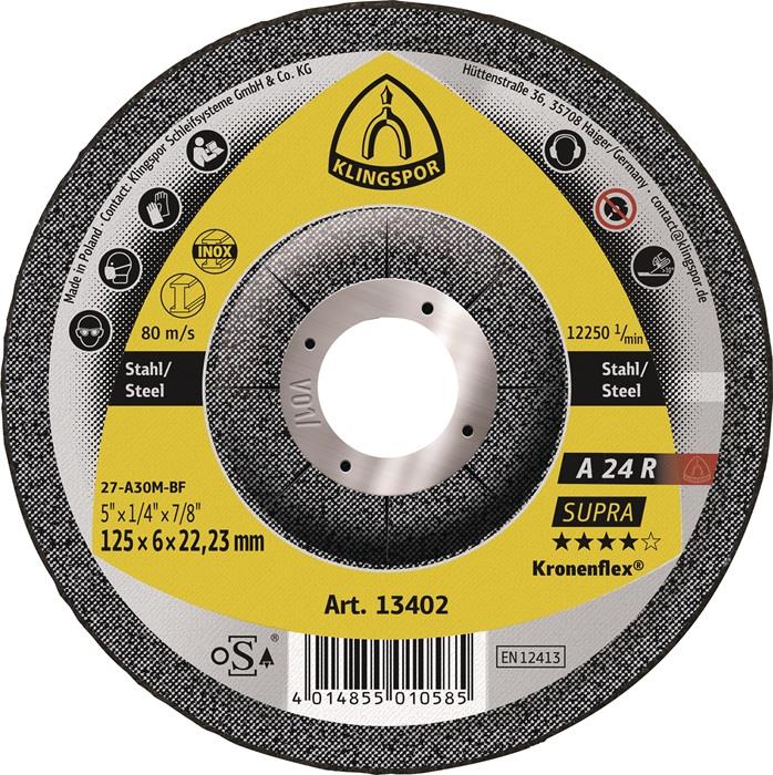 Schruppscheibe A 24 R Supra 115 mm 6 mm 13300 min-¹