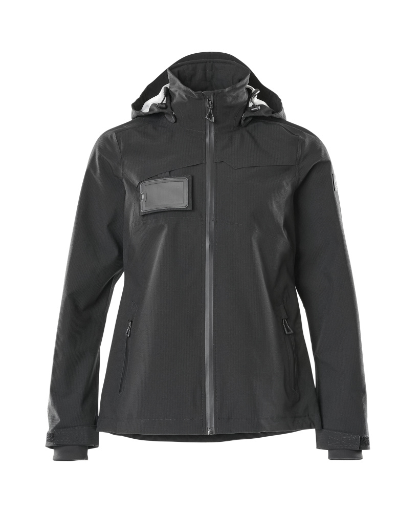 Damen-Passform Hardshelljacke ACCELERATE Schwarz 3XL