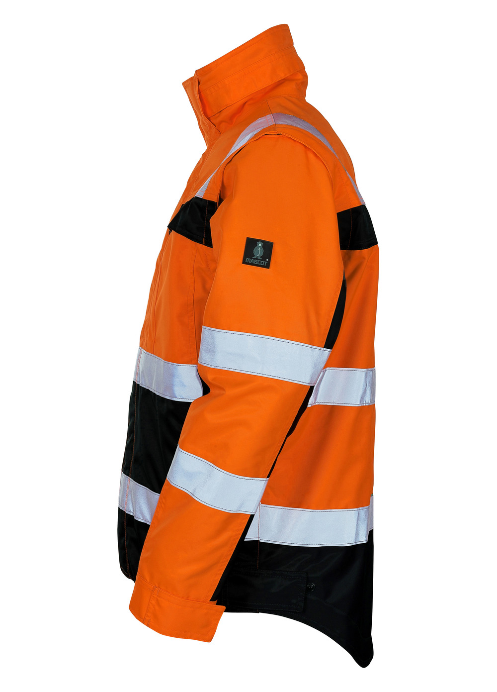 Winterjacke SAFE COMPETE Hi-vis Orange/Marine M