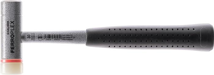Schon und Schlosserhammer FERROPLEX hart Stahlrohr Nylon weiß/Vergütungsstahl 30 mm 290 mm 600 g