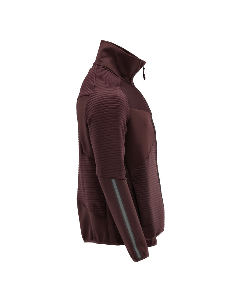 Fleecejacke CUSTOMIZED Bordeaux XS