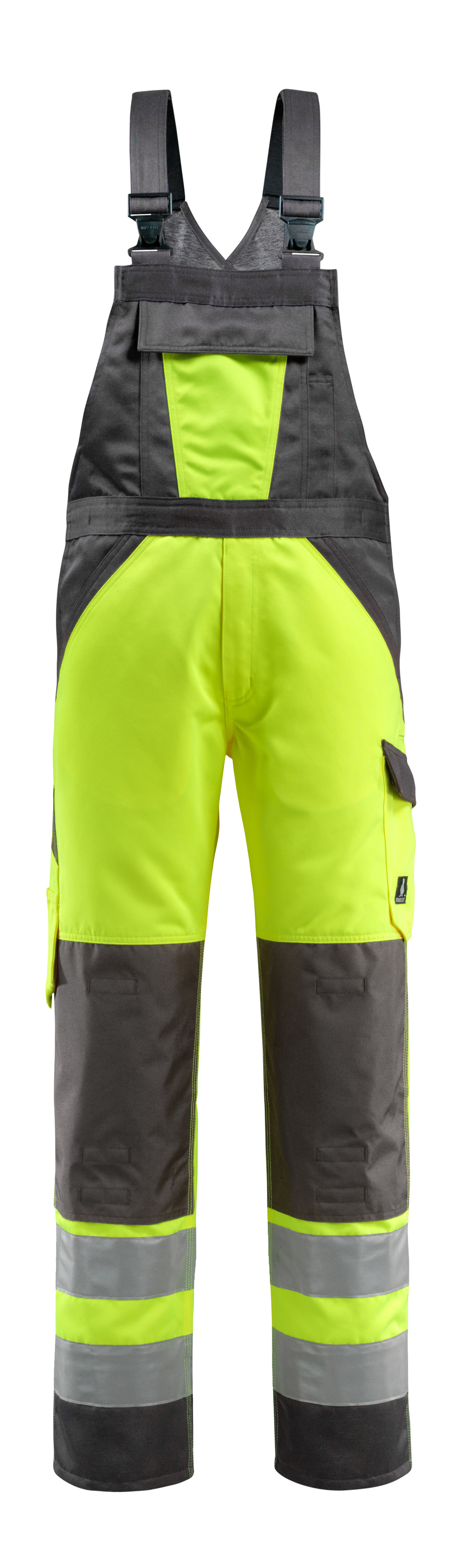 Latzhose mit Knietaschen SAFE LIGHT Hi-vis Gelb/Dunkelanthrazit 82C62