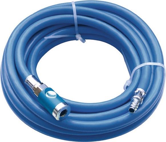 Druckluftschlauchset Innen-Ø 9 mm Außen-Ø 16 mm Länge 10 m Sicherheitskupplung DN 7,4 EWO