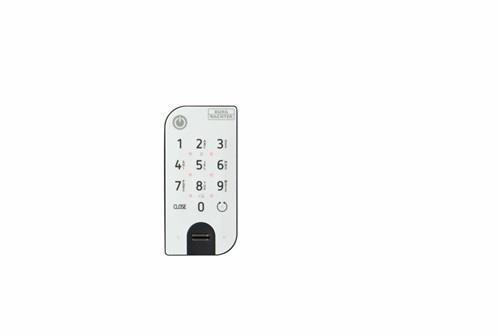 Tastatur 7712 Fingerprinttastatur anthrazit/weiß BURG-WÄCHTER