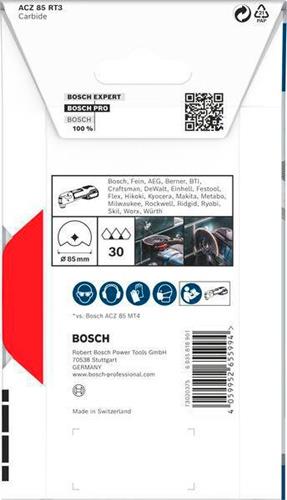 Segmentsägeblatt PRO ACZ 85 RT3 D.85mm Schnitt-B.2,5mm Starlock 1 St.BOSCH