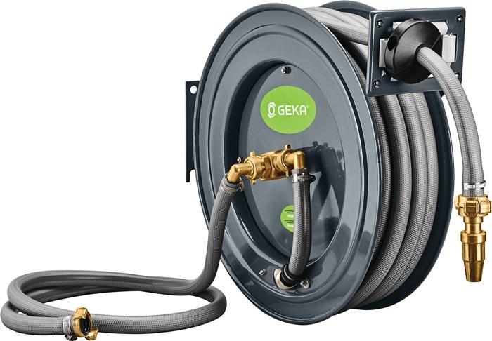 Schlauchaufroller PA20SK Anschlussgewinde 33,25 mm G 1 AG ″ pulv. Stahl GEKA