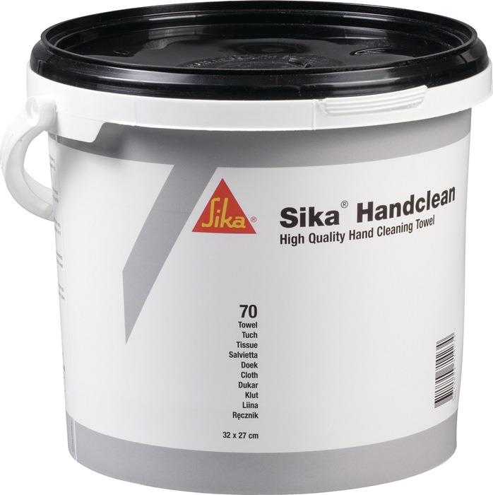 Handreinigungstuch Sika® Handclean Feuchte Polypropylen Tücher 70 Tücher Eimer SIKA