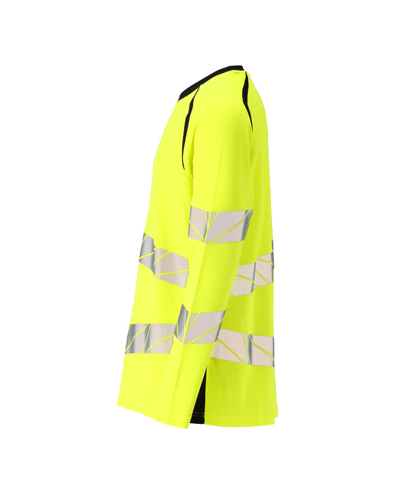Langarmshirt ACCELERATE SAFE Hi-vis Gelb/Schwarz L  ONE