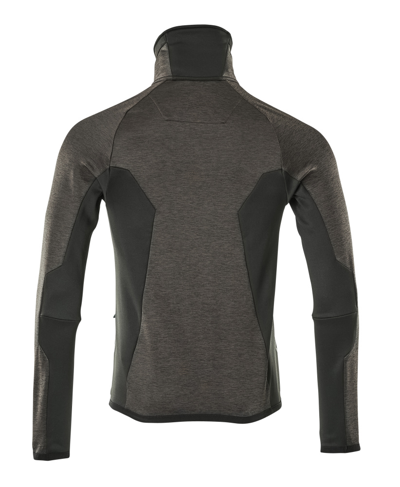 Fleecejacke ADVANCED Dunkelanthrazit/Schwarz S