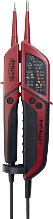 Spannungs-/Durchgangsprüfer Profi III LED 6-1000 V AC/6-1400 V DC CAT IV 1000 V TESTBOY