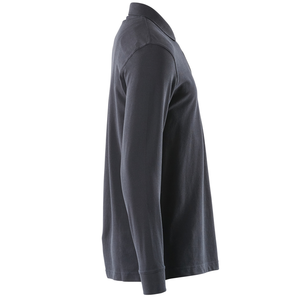 Polo-Shirt, Langarm CROSSOVER Graphitblau L