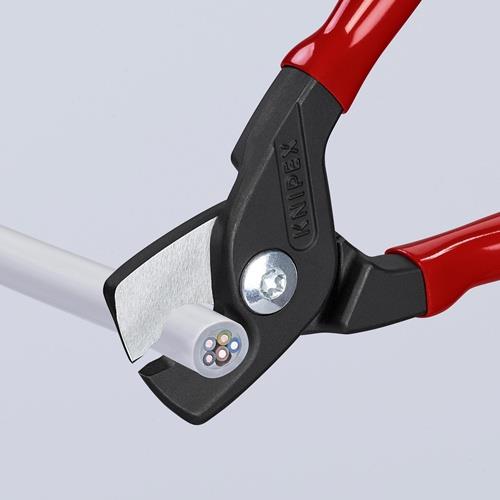 Kabelschere L.160mm Ku.-Überzug KNIPEX