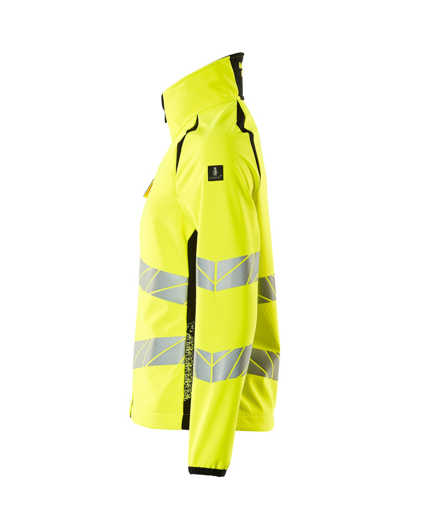 Damen-Passform Softshelljacke ACCELERATE SAFE Hi-vis Gelb/Schwarz 5XL