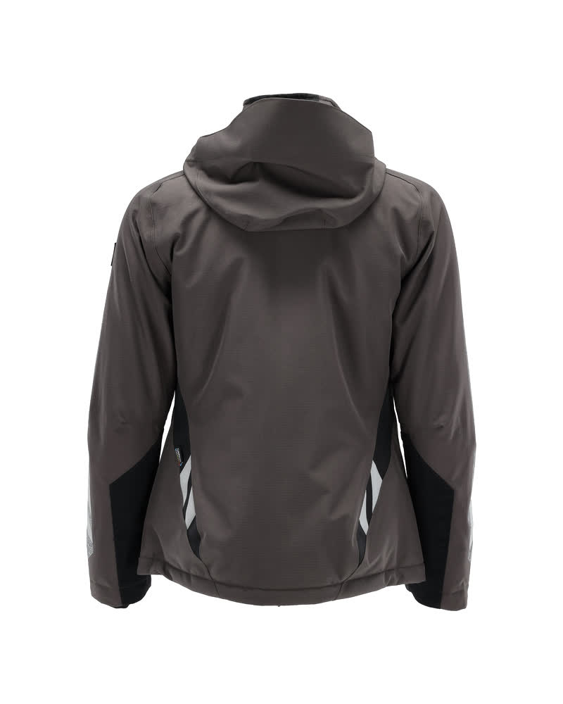 Damen-Passform Winterjacke ACCELERATE Dunkelanthrazit/Schwarz 2XL