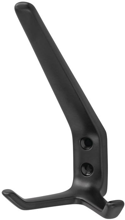 Huthaken 0032 Höhe 127 mm kunststoffbeschichtet schwarz 2 Haken