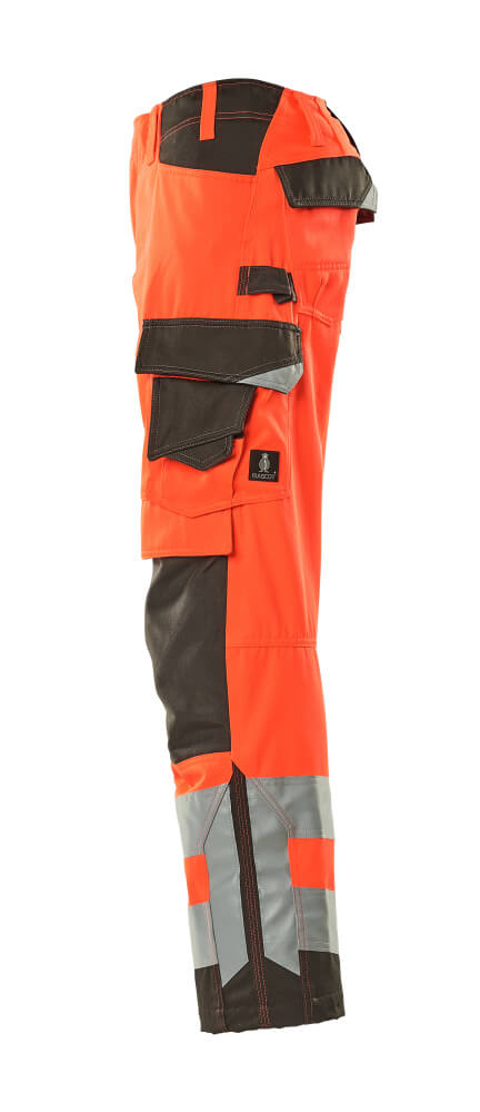 Hose mit Knietaschen SAFE SUPREME Hi-vis Rot/Dunkelanthrazit 82C46