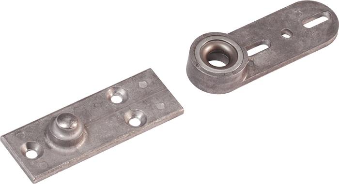 Bodenlager 8550 für Pendeltüren, Seitenmontage 27 mm Höh DORMAKABA