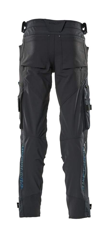 Hose mit Knietaschen ADVANCED Schwarzblau 76C42