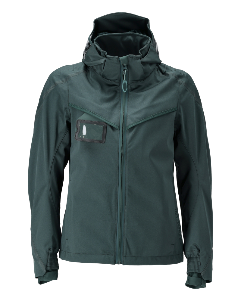 Damen-Passform Hardshelljacke CUSTOMIZED Waldgrün 4XL