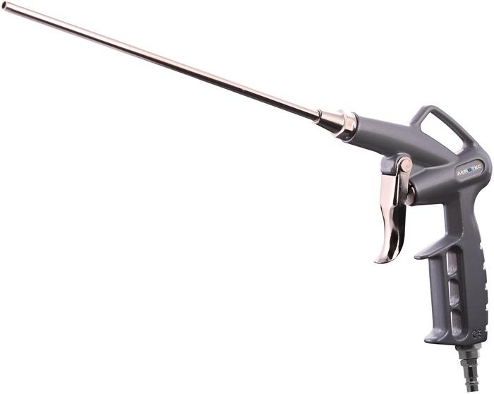 Druckluftausblaspistole Kupplungsstecker DN 7,2 10 bar Luftrohr 210 mm AEROTEC