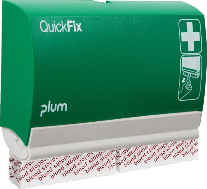 Pflasterspender QuickFix Blood stopper B230xH135xT32ca. mm grün PLUM