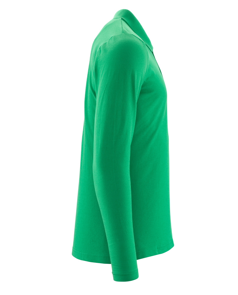 Polo-Shirt, Langarm CROSSOVER Grasgrün 2XLONE