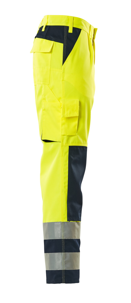 Hose mit Knietaschen SAFE COMPETE Hi-vis Gelb/Marine 76C50