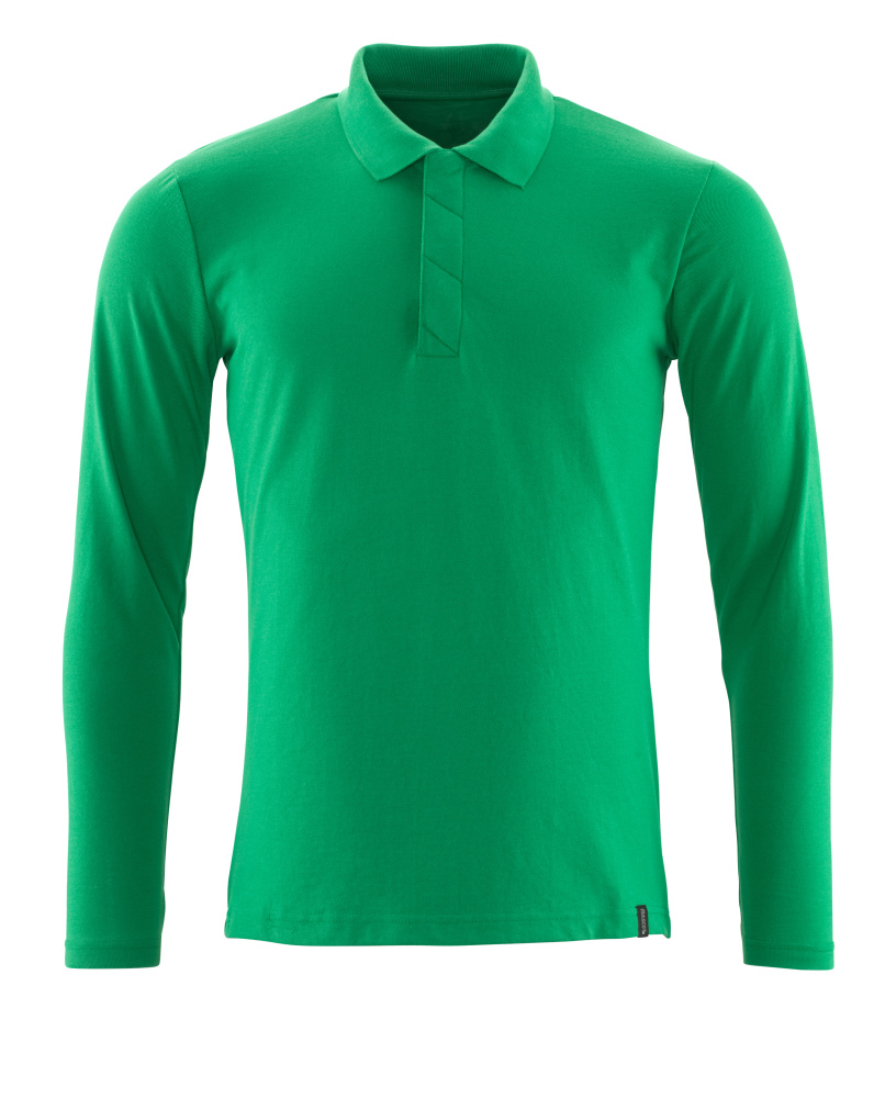 Polo-Shirt, Langarm CROSSOVER Grasgrün 2XLONE