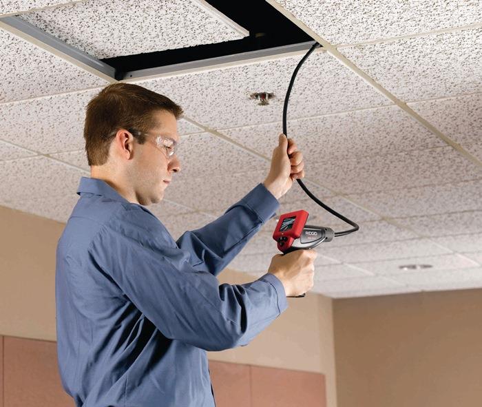 Akku-Inspektionskamera micro CA-25 2,7 ″ 480 x 234 17 mm LED 4 Kabellänge 1200 mm RIDGID