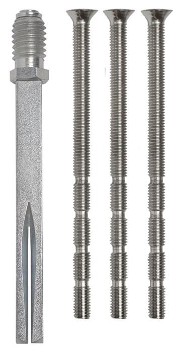 Rollenschraubwechselstift verzinkt/vernickelt 10 M12 und M6