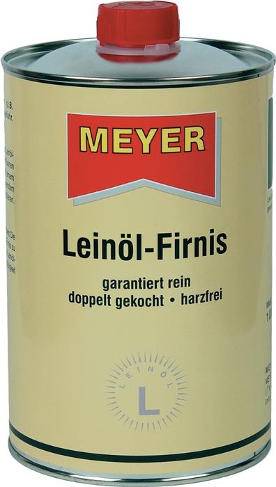 Leinöl Firnis honigfarben 1 l Dose