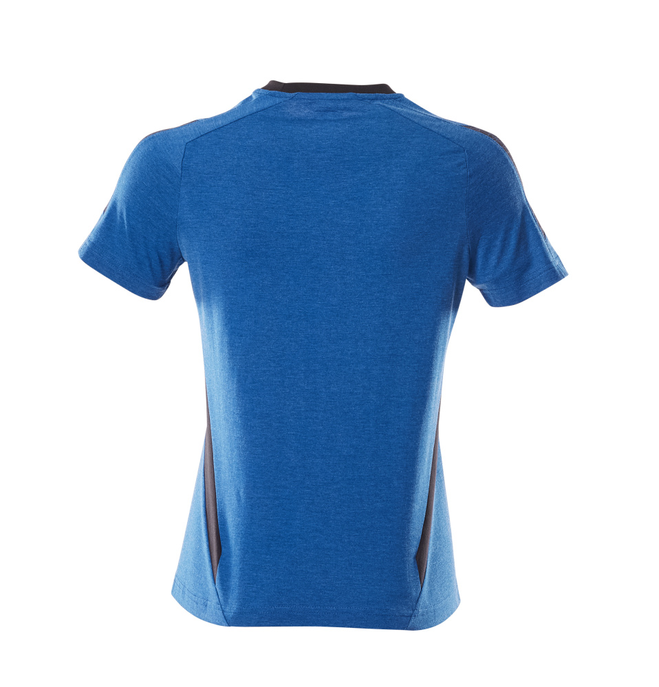 Damen-Passform T-Shirt ACCELERATE Azurblau/Schwarzblau 4XLONE