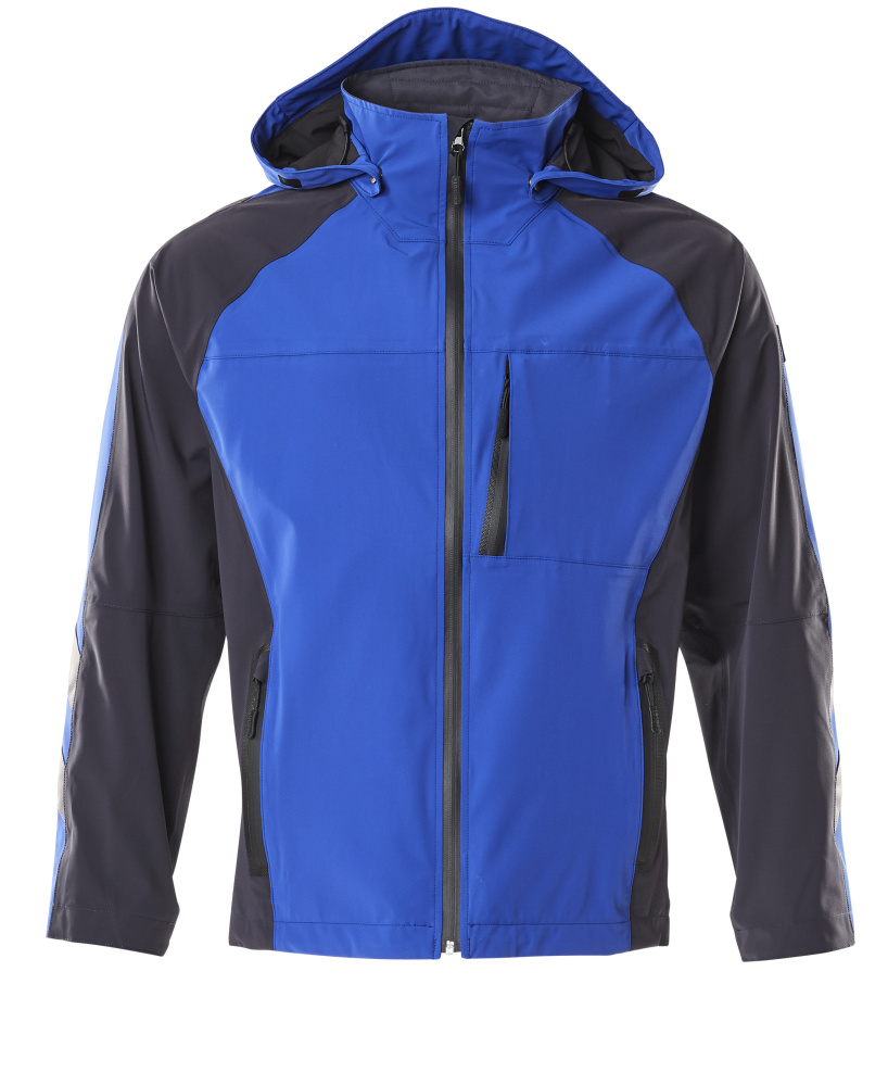 Hardshelljacke UNIQUE Kornblau/Schwarzblau 4XL