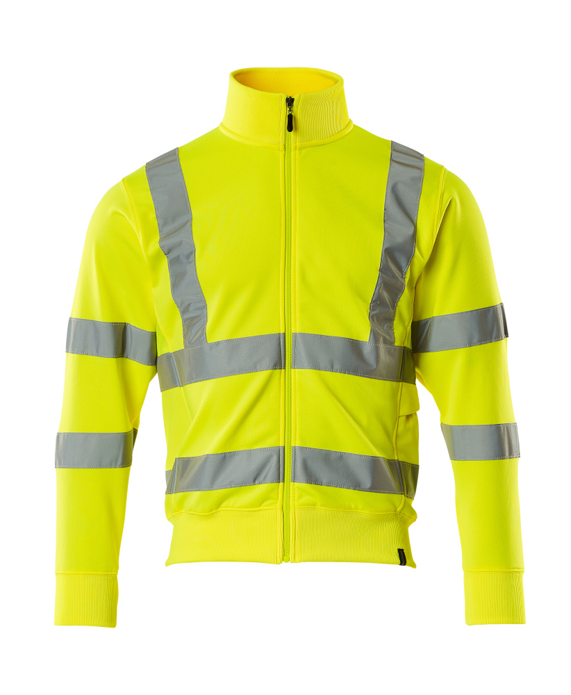 Sweatshirt mit Reißverschluss SAFE CLASSIC Hi-vis Gelb 2XL