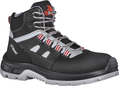 Sicherheitsstiefel Cross Gr.43 W.11 schwarz/grau/rot S3S FO SR EN ISO 20345:2022