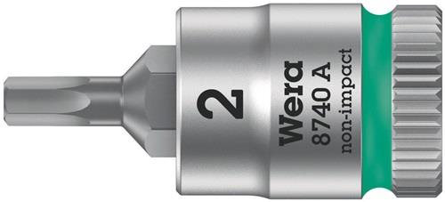 Schraubendrehereinsatz 8740 A 1/4 Zoll i6-KT.SW 2,0mm L.28mm WERA