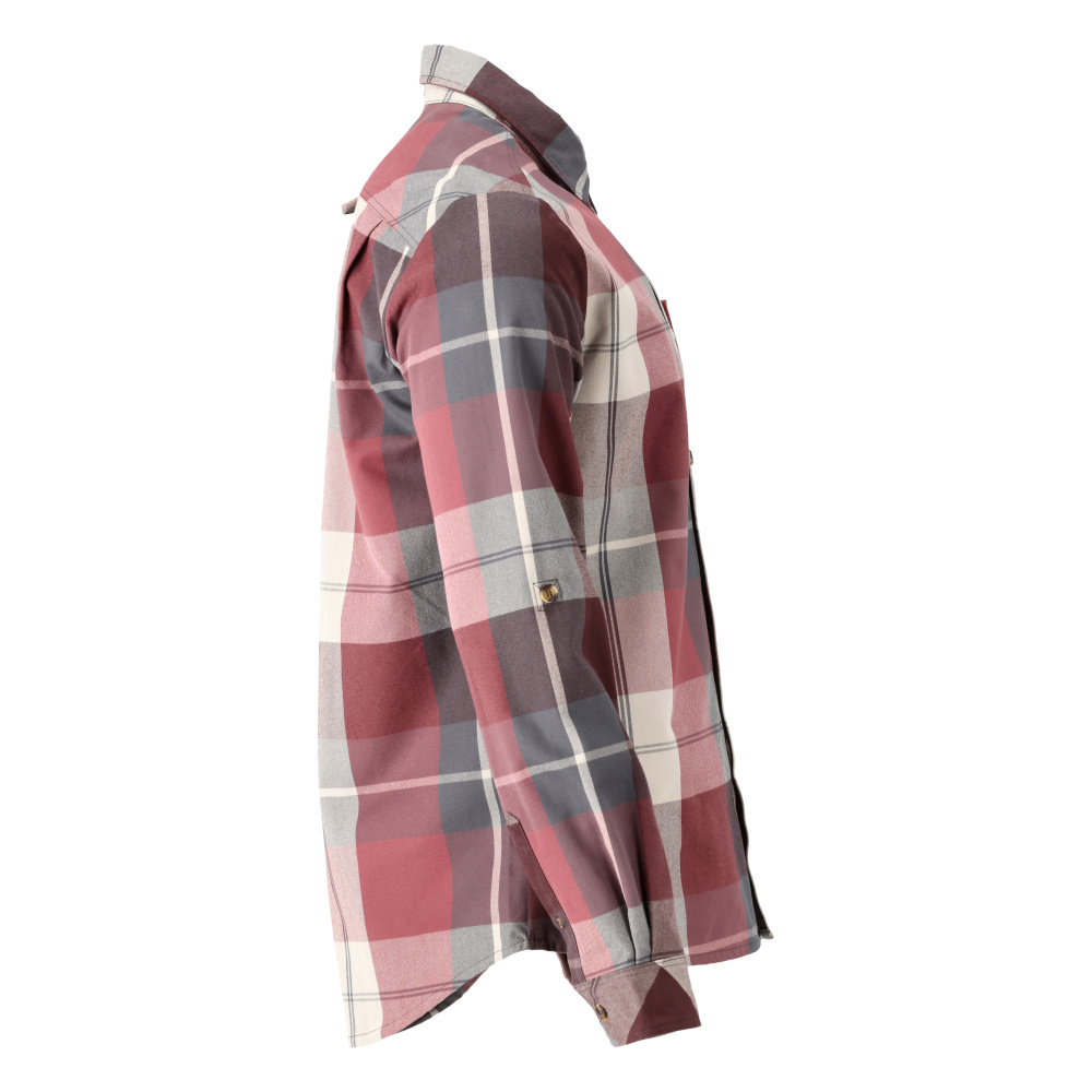Hemd CUSTOMIZED Bordeaux-kariert 3XL