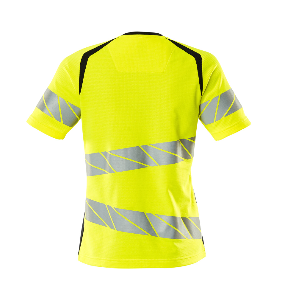 Damen-Passform T-Shirt ACCELERATE SAFE Hi-vis Gelb/Schwarzblau 5XLONE