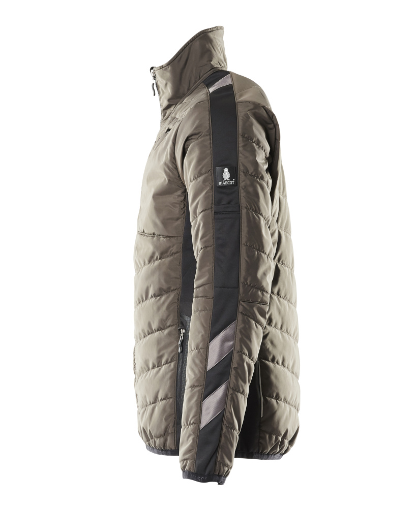 Thermojacke UNIQUE Dunkelanthrazit/Schwarz L